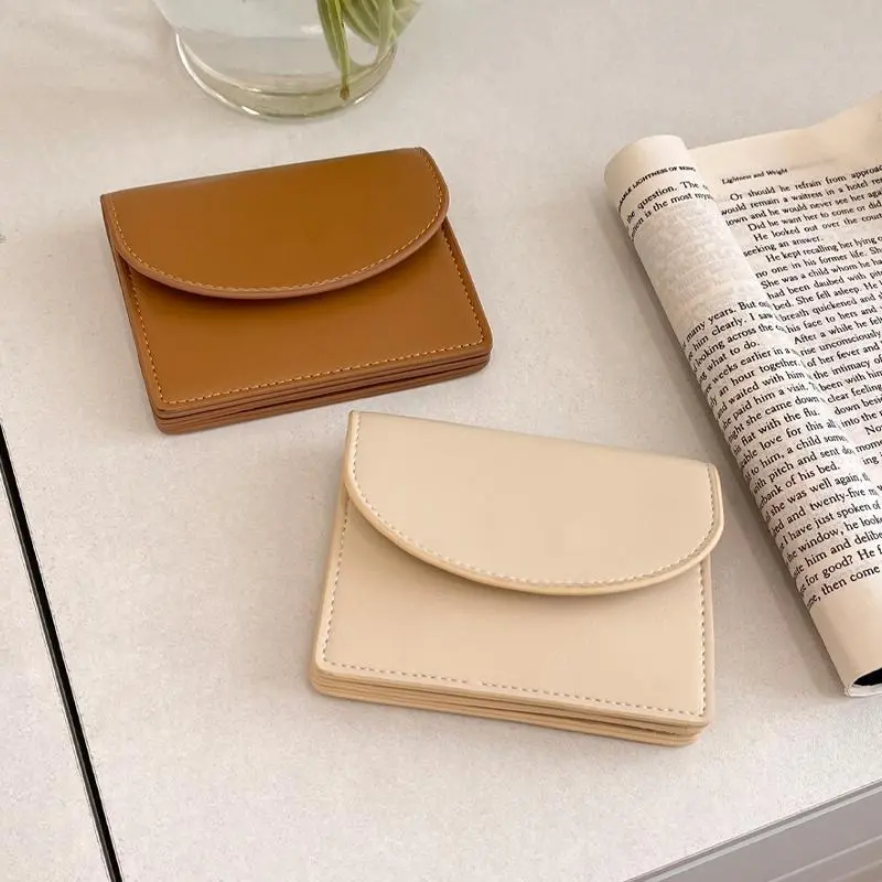 Dompet Wanita Mini Gaya Pendek Sederhana Tempat Kartu Banyak Kapasitas Besar Dompet Gesper Praktis