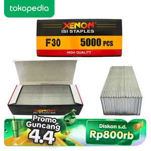 XENON F30 ISI STAPLES MESIN PAKU TEMBAK REFILL AIR NAILER STAPLER GUN