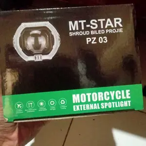 COD   MT-STAR Projie Biled Matrix X1 3Inch PZ03 New Product High Low Putih Body Black Include Kipas Dan Relay Asli Hitam