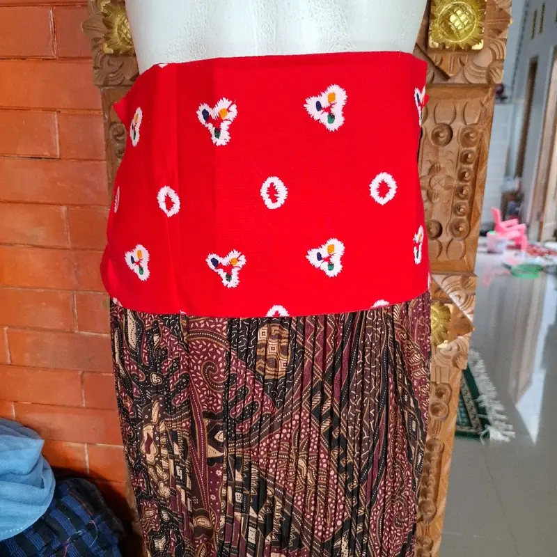 Angkin Jumputan Kerut / Angkin Jumputan Instant Kerut 2