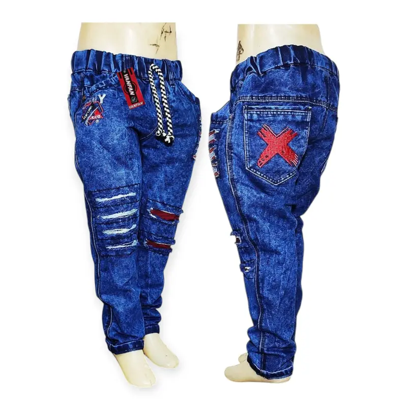Celana Panjang Jeans Model Sobek Anak Laki Laki 2 s/d 15 Tahun Terbaru Fivan12 - Fashion 6