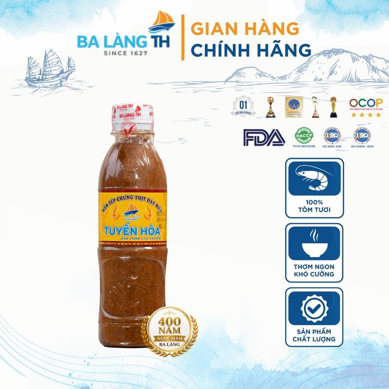 Mắm Tôm Đặc Biệt Ba Làng TH Tuyến Hòa 300gr