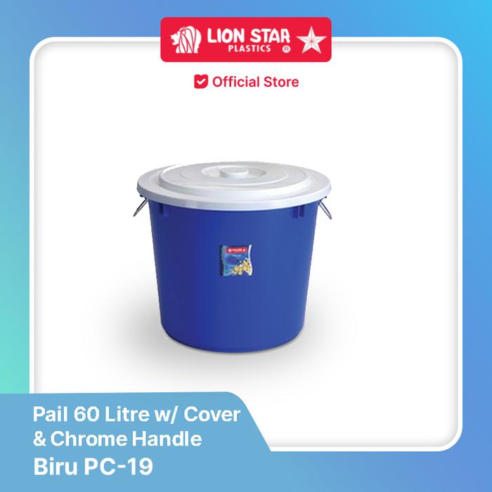 Gambar LION STAR Ember 60 Liter Gentong Air 60L Dengan Tutup PC-19 dari Lion Star Indonesia Kab. Tangerang Tokopedia