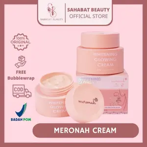 Cream Meronah Original untuk Putih Cerah Glowing Whitening Glow 2 In 1 BPOM