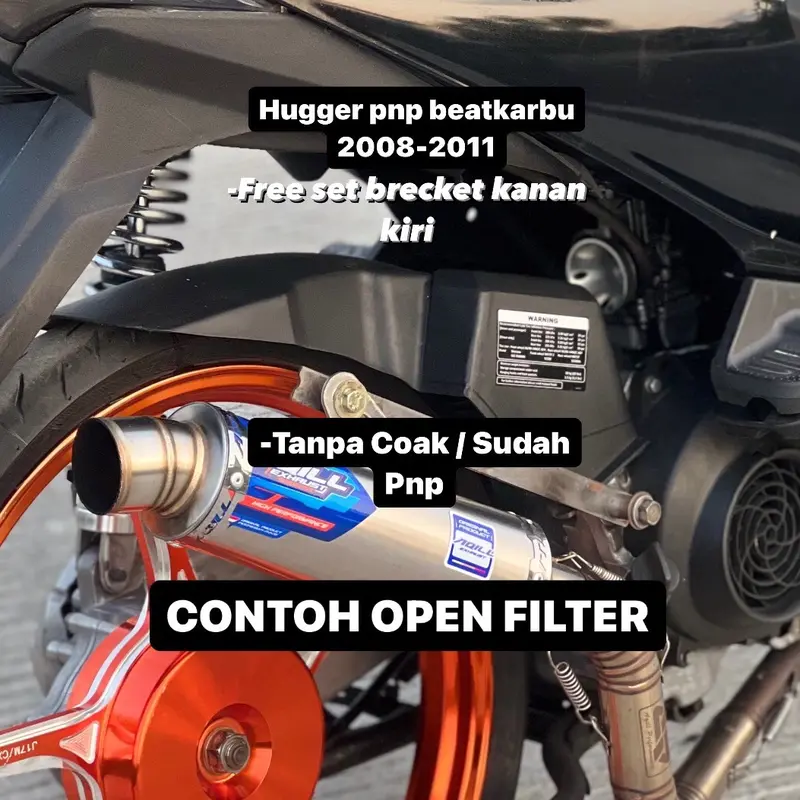 Hugger Pnp Beat Karbu TANPA COAK BOX FILTER 1