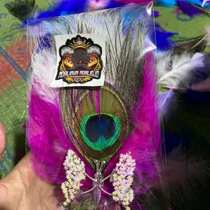 AKSESORIES JEPITAN RAMBUT BULU BULU SCRUNCHIES