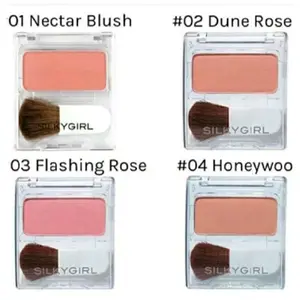 Silky Girl Blush On - 01 Nectar Blush, 02 Dune Rose, 03 Flashing Rose, 04 Honeywoo