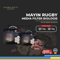 Gambar Mayin Rugby media filter rumah bakteri aquarium ikan - 1kg dari Rumah Mayin Kota Administrasi Jakarta Barat 1 Tokopedia