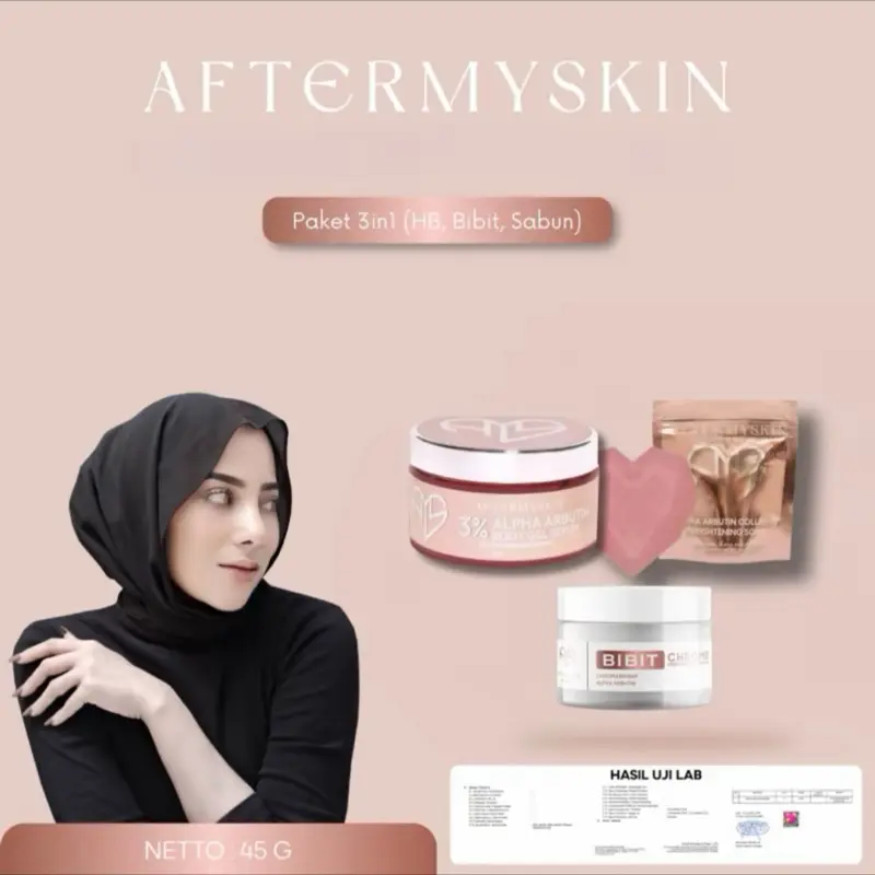 【Ready Siap Kirim 】 Aftermyskin 1 HB + 1 bibit + 1 sabun