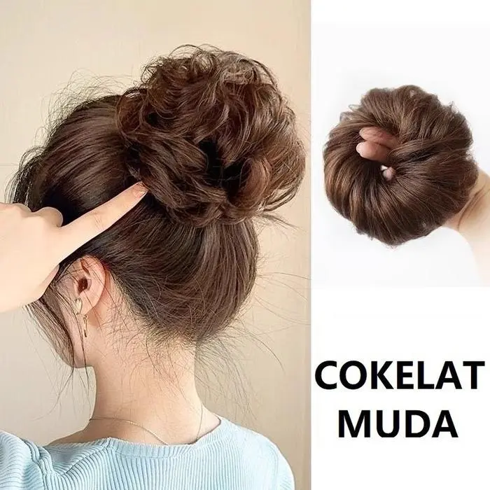 Sanggul Coklat Terang