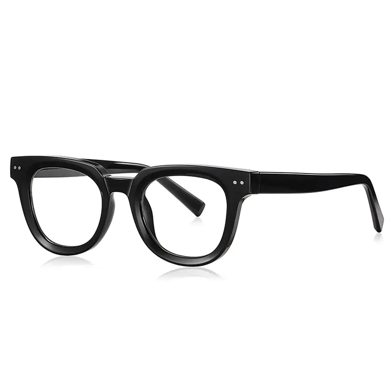 【Samphorid】Kacamata Optik Retro Unisex Kacamata Sederhana Bingkai Persegi Kacamata Anti Cahaya Biru
