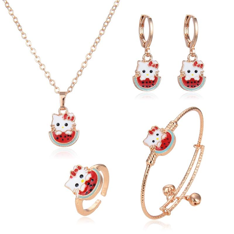 TERBARU SET PERHIASAN ANAK PEREMPUAN MODEL MIKYMOSE BOLONG GOLD Costume Fashion Kids 6