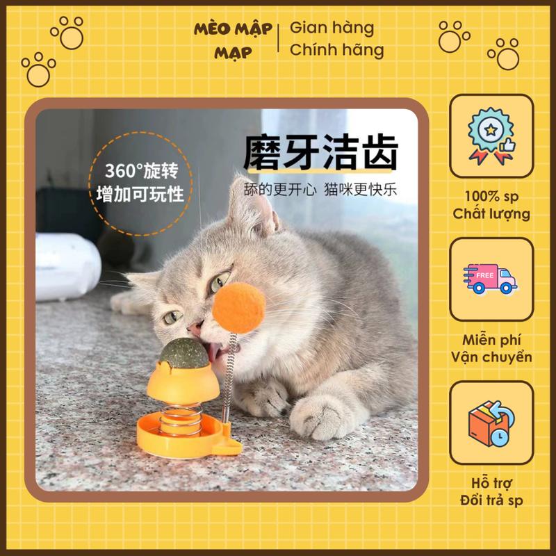 Viên Cỏ Catnip Bạc Hà Gắn Tường - Bóng Catnip gắn tường cho mèo giảm stress
