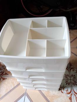 Product Review of Rak Kosmetik 5 Susun Laci Tarik Organizer Meja Rias Kamar Storage Serbaguna Plastik Putih Aesthetic Bagus from k**a ** k**a m**i 1