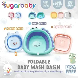 Sugar Baby Foldable Baby Wash Basin / Baskom Lipat Bayi / Ember Lipat