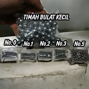 Tmah Pancing Bulat bandul isi 100pcs