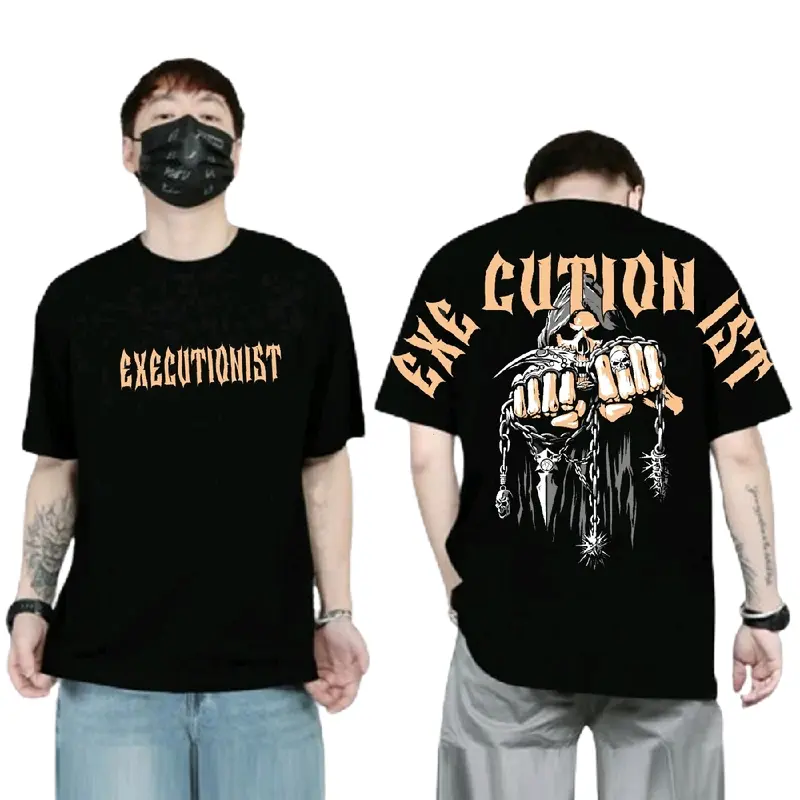 COD kaos distro pria motif EXECUTIONS VARIASI WARNA kaos sablon bergambar kaos sablon kata-kata EKSEKUSI kaos distro trendy terlaris dan termurah 2024 baju kaos motif terbaru anak muda kekinian kaos animasi keren nyaman di pakai kaos unik DEWASA Katun 0