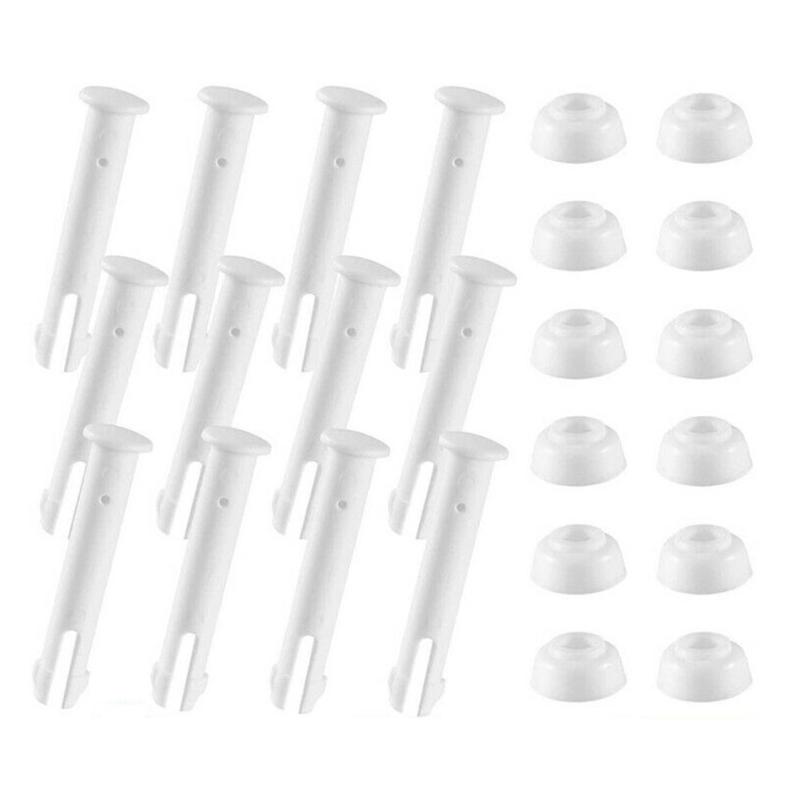 Product Introduction of 12/24 Pcs Plastic Pool Joint Pins Extra Rubber Seals Pool Replacement Parts Pool Accessories Cap Swimming Parts Cap Tools 1