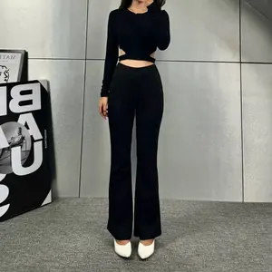 Eiji - Flare Pants - Highwaist Flare Pants - Celana Kulot Semi Cutbray Wanita Eiji - Flare Pants - Highwaist Flare Pants - Celana Kulot Semi Cutbray Wanita