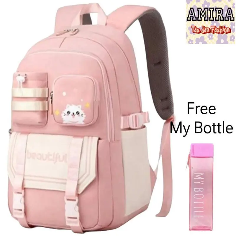 Tas Cute Aesthetic Tas sekolah kekinian anak sd  Tas Alto girl anak perempuan Tas gendong sekolah Tas ransel sekolah anak perempuan sd smp sma model terbaru Tas laptop  perempuan Tas anak cewek Tas ransel korea style  Tas ransel multifungsi 7
