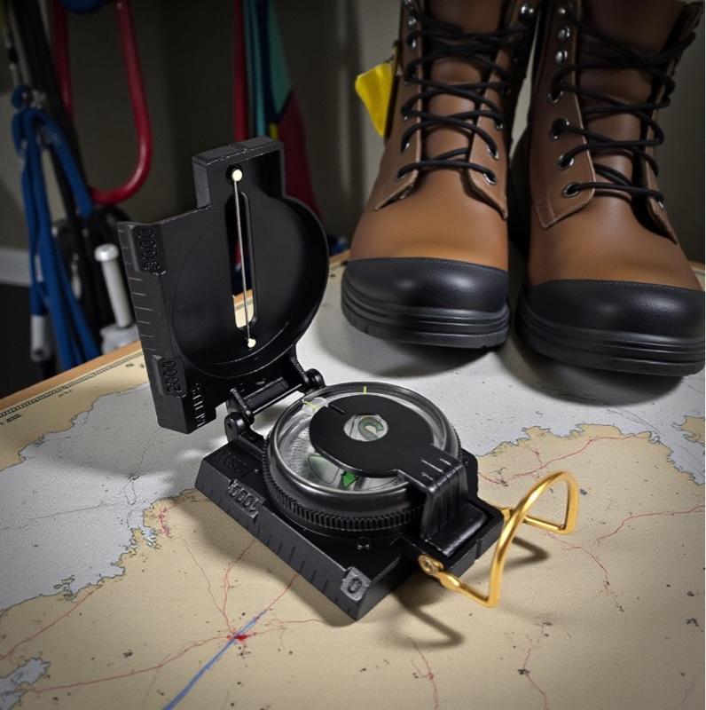 Auriga Adventure Kompas Bidik - Alat Navigasi Tahan Air untuk Petualangan Anda