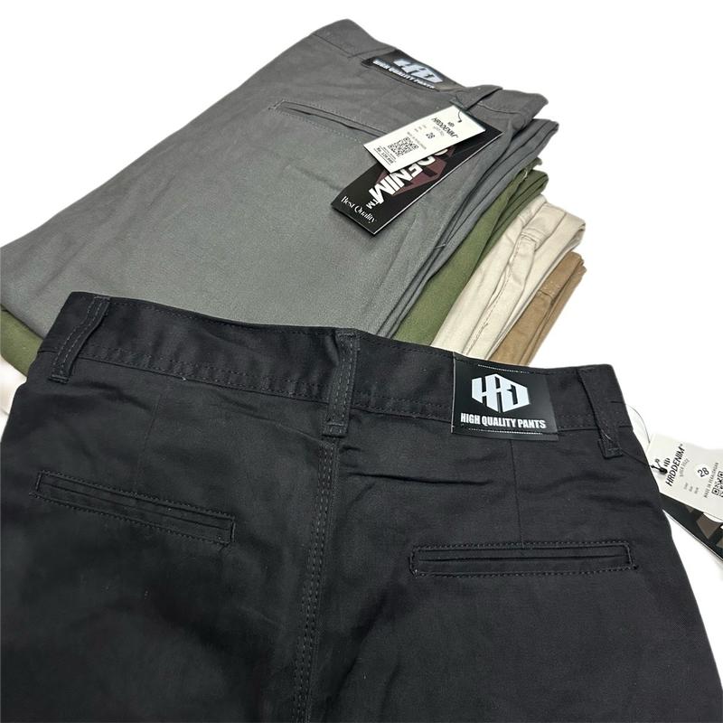 HaeRDe - Celana Chino panjang reguler/gombrong pria loose fit pria dewasa Original twill standar kasual model skena 8