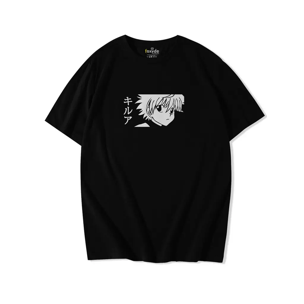 Foryou Kaos Killua Zoldyck Anime Hunter X Hunter T-shirt Baju Kilua Distro Jepang