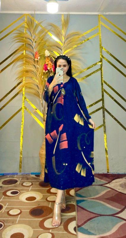 Product Introduction of LONGDRESS JUMBO ECER LD 140 PB 115 RAYON SANTUNG MOTIF PAMELA ONLY 45 RIBU 18