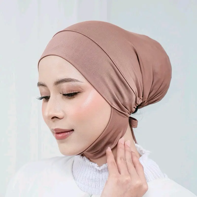 Paket Usaha Inner Dagu Tali Basic Turki - 10 Pcs 49 rb Ciput Arab - Instan, Jilbab, Dalaman, Kerudung 8