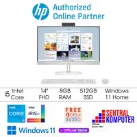 Gambar PC HP AIO 24 CR0223D Core i5 1334 8GB 512GB W11+OHS 23.8FHD dari Sentral Komputer-HP Authorized Kota Administrasi Jakarta Timur 1 Tokopedia