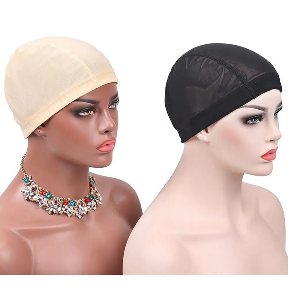 DIY S M L Size Stretchable Black For Wig Making Hair Styling Tool Soft Men High Quality Dome Mesh Wig Caps Hair Accessories Mesh Weave Cap Invisible Hair Net