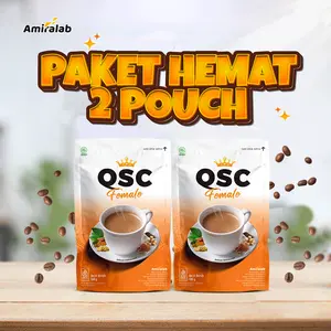 (Paket Hemat 2 pouch) Queen Secret Coffee - QSC Female 100gr - Kopi Wanita