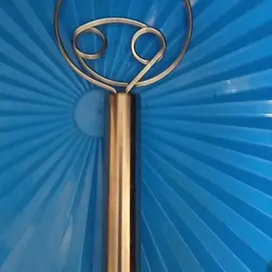 LB Alat pengaduk tepung koil stainless steel, alat pengaduk tepung tunggal, dan mata pencampur adonan R1393