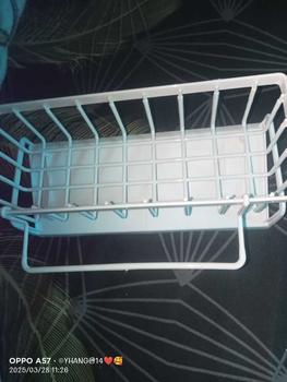 Product Review of kitchen storage rack tap Sponge Drainer Rack With Towl Holder Kitchen Bathroom Sink Organizer Rack Soap Holder Orgaizer rack tap hanging rack dish  washing plastic drain rack cloth Installation Wall Multicolor from D**️ 1
