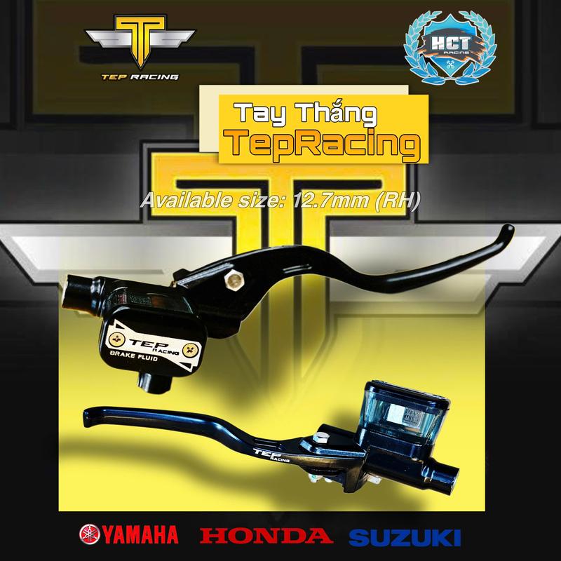 Tay Thắng BÌNH DẦU VUÔNG KHÓI - TEPRACING mẫu mới thiết kế BÌNH DẦU LIỀN - Tay thắng bình dầu rời brembo cho các dòng xe thắng đĩa Phanh Phụ Tùng Phụ Kiện