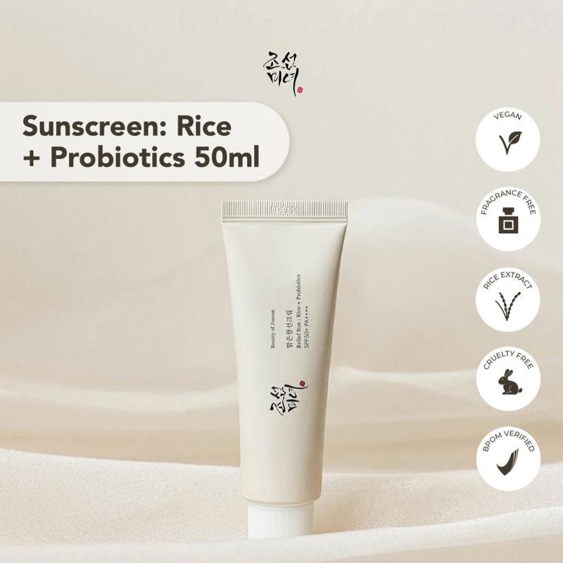 Beauty of Joseon Sunscreen SPF50+ PA++++ Relief Sun Rice + Probiotics skincare korea joseon 50ml 1R6DIR 2