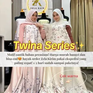 Zela K Kain Sutra Premium Ukuran Setengah Meter 50 Cm Motif Bunga Elegan untuk Pakaian Harian Bahan Lembut dan Berkualitas