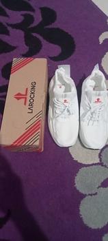 Product Review of Sepatu Sneakers Running Larocking Vetro Putih Polos dengan Teknologi Injection Outsole - Unisex - Outdoor from ◌**⃝ 0