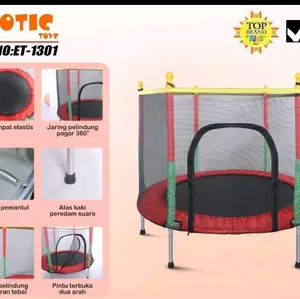 TRAMPOLIN ANAK-ANAK MAINAN PLAYGROUND TRAMPOLIN JUMPING TIPE EXOTIC 1301/1302/1303