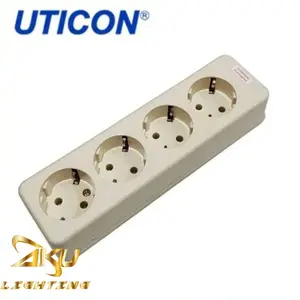 Uticon Stop Kontak 4 Lubang Arde ST-148
