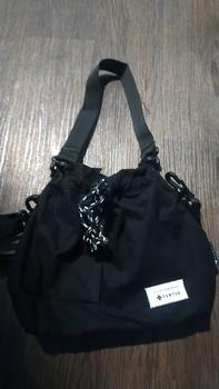 Product Review of Fertig - Envy Black - Tas Serut 2 In 1 Slingbag Clutch bag - Dumpling Bag Wanita Kanvas -Tas Selempang Wanita from S**7 0