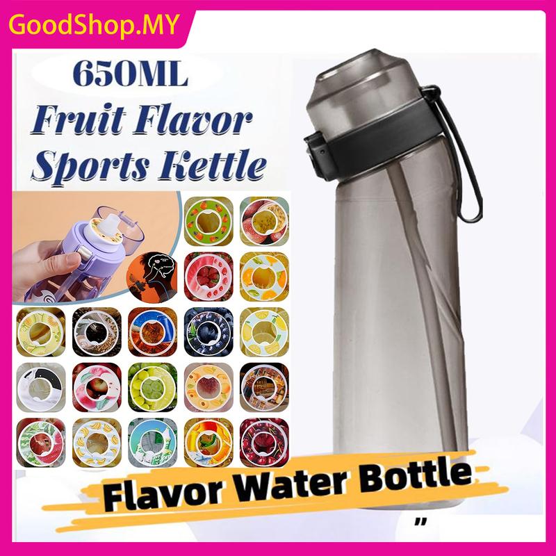 Sedia untuk Dijual Botol Air Perisa Buah-buahan, Kapasiti 650ML, dengan ...