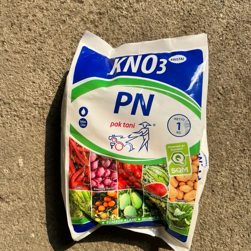Paket Pupuk KNO3 PUTIH dan MKP Total Dapat 2KG untuk fase pembungaan dan pembuahan kemasan original pabrik 3