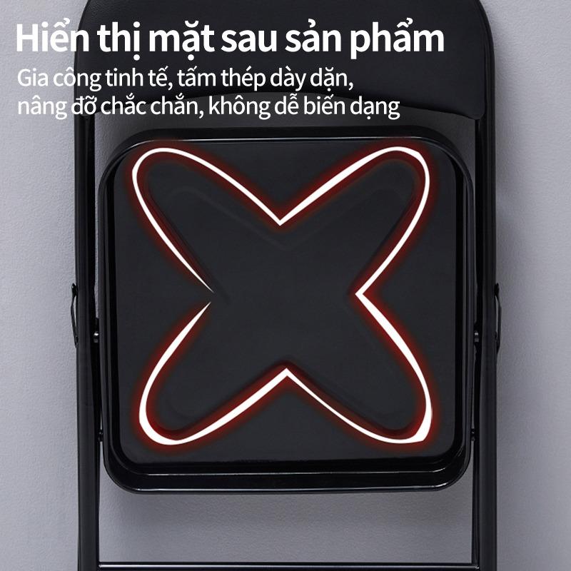 Ghế văn phòng hội trường hội nghị gấp gọn, quán cà phê, nệm nhỏ gọn tiện lợi nhiều màu sắc đẹp mắt 4