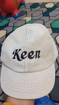 Product Review of Topi Anak Cewek Cowok Usia 6 Bulan - 2 Tahun INISIAL A-Z Warna Cream Dan Hitam Bahan Korduroy Bayi from i**a 0