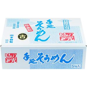 小豆島手延素麺 島の光 特級品黒帯 5kg 100束【古（ひね）物】専用箱入り オリーブアイランド OLIVE ISLAND