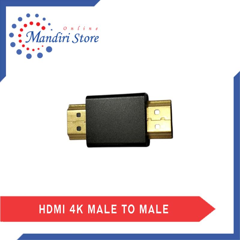 HDMI Connector Adapter Male To Male 4K Straight [HDM-M19] 3