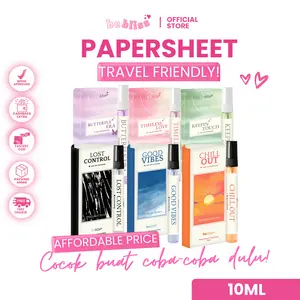 Bebliss Eau De Parfume Paper Sheet 10ml Travel Size Long Lasting Spray Parfume Paper Set Elegant