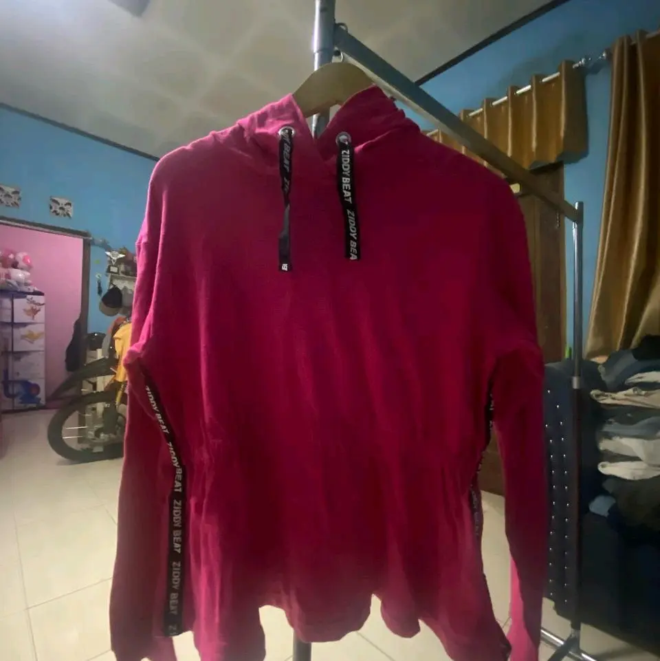 jaket cewe ld 100 sampai 105 warna vink fanta
