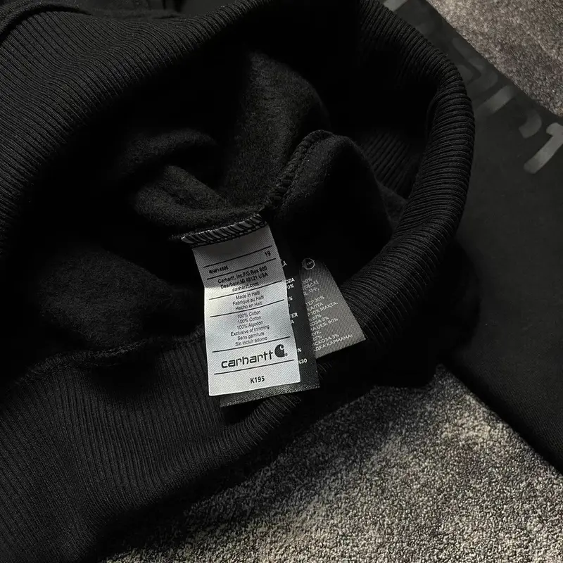Crewneck Carhartt Wip Chrome Premium / Sweatshirt Carhartt Basic Logo / Sweater Crewneck Carhartt Full Hang Tag&Label / Crewneck Distro Pria Wanita Unisex Terbaru Kekinian Murah / COD / bentalaofficialstore Bandung Fleece Katun Casual Nyaman Simple Hitam 2